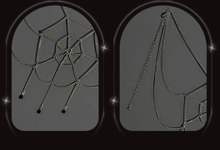Alice Girl - Lolita Potion - Gothic Lolita Accessory Spider Web Lolita Waist Chain