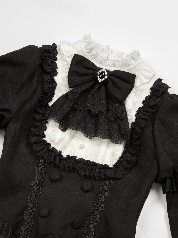 With PUJI - Fog City Time Difference - Classic Lolita SK & Blouse Suit 43989:790768