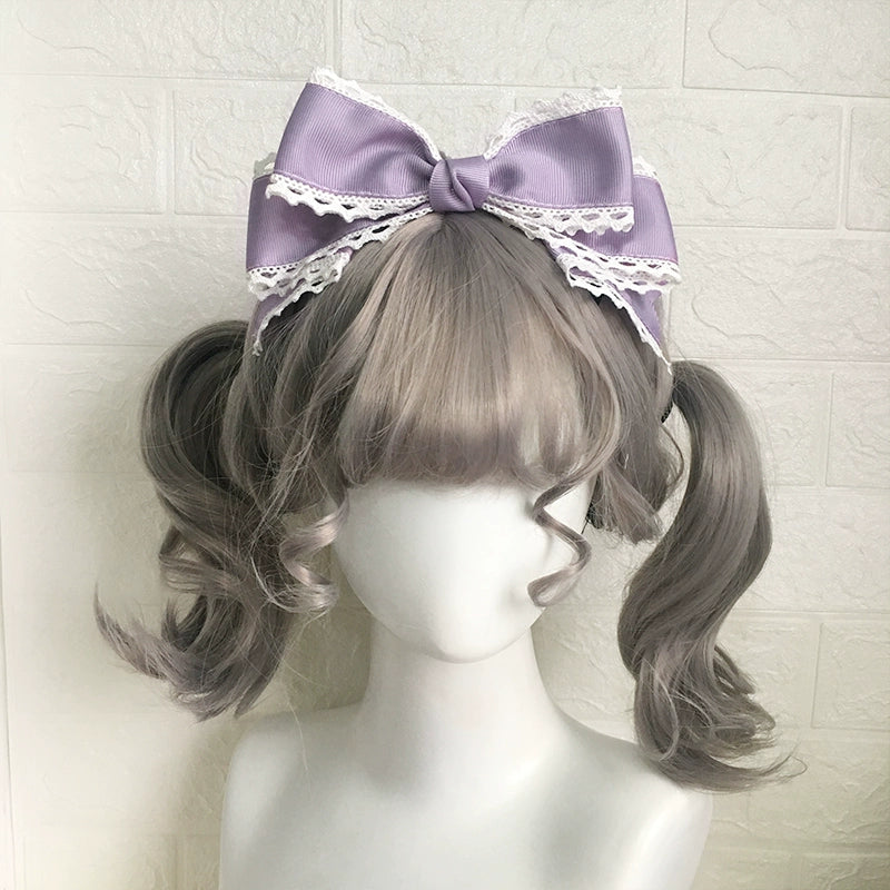 Qingyi Handmade~Sweet Lolita KC Multicolor Bow Lolita Headwear 39914:644232
