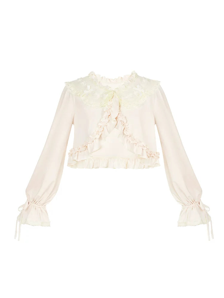 Half Summer - Sweet Lolita Sun Protection Bolero, Lace & Bow