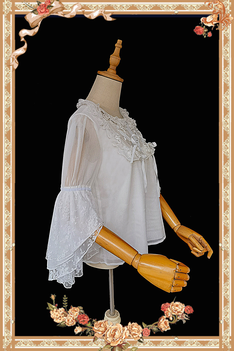 Infanta - Elegant Lolita Loose Blouse Lace Multicolor
