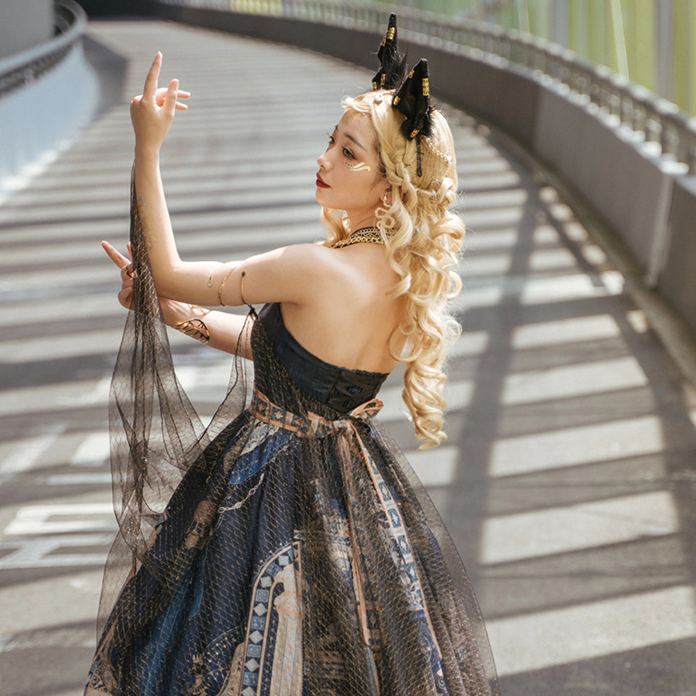 Miss Point~Dusk Bester~Egyptian Lolita Brooch Waistband Shawl 17026:232432