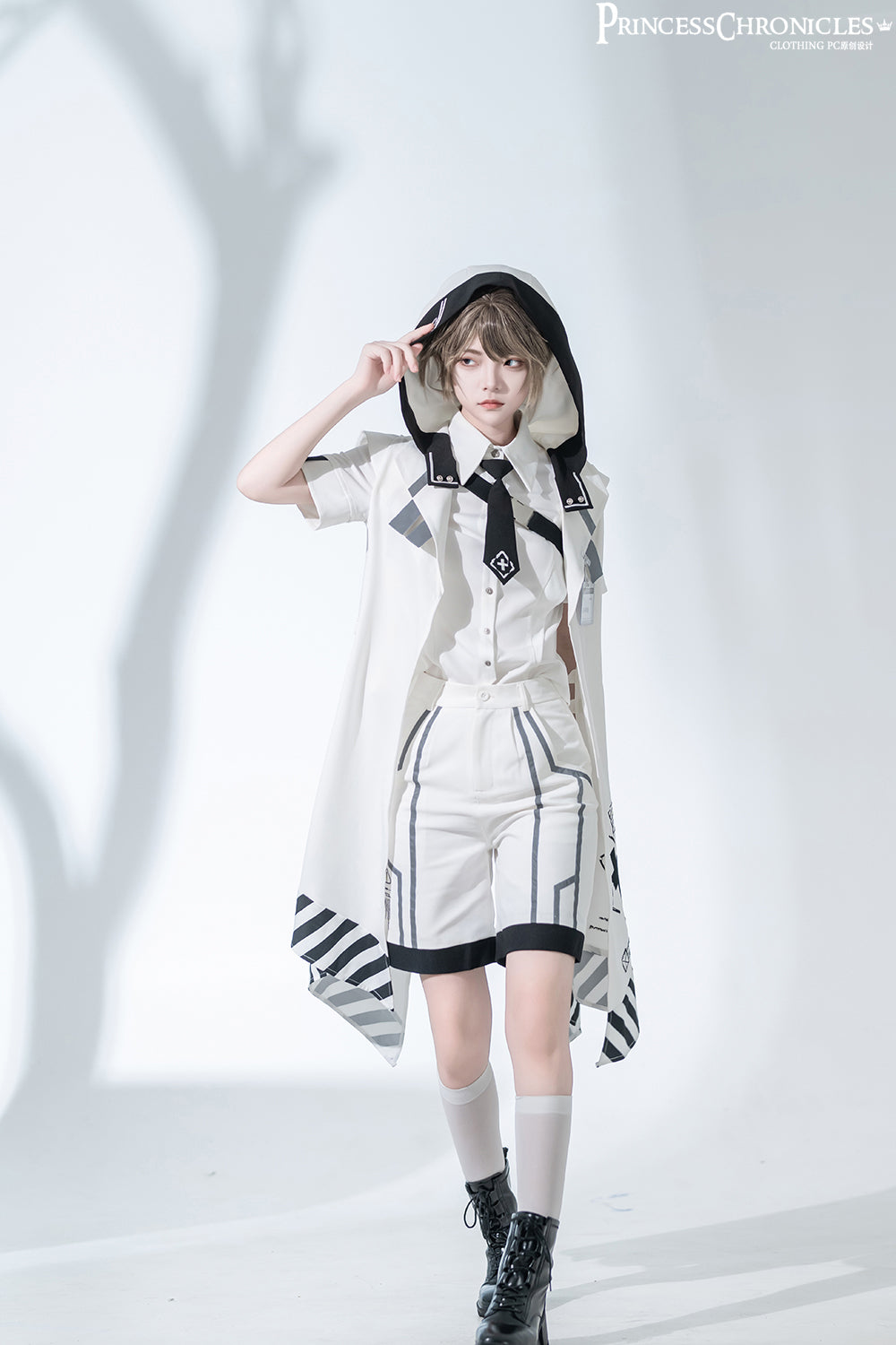 Princess Chronicles - Dry sea and Ashlar - Ouji Lolita White Short Set