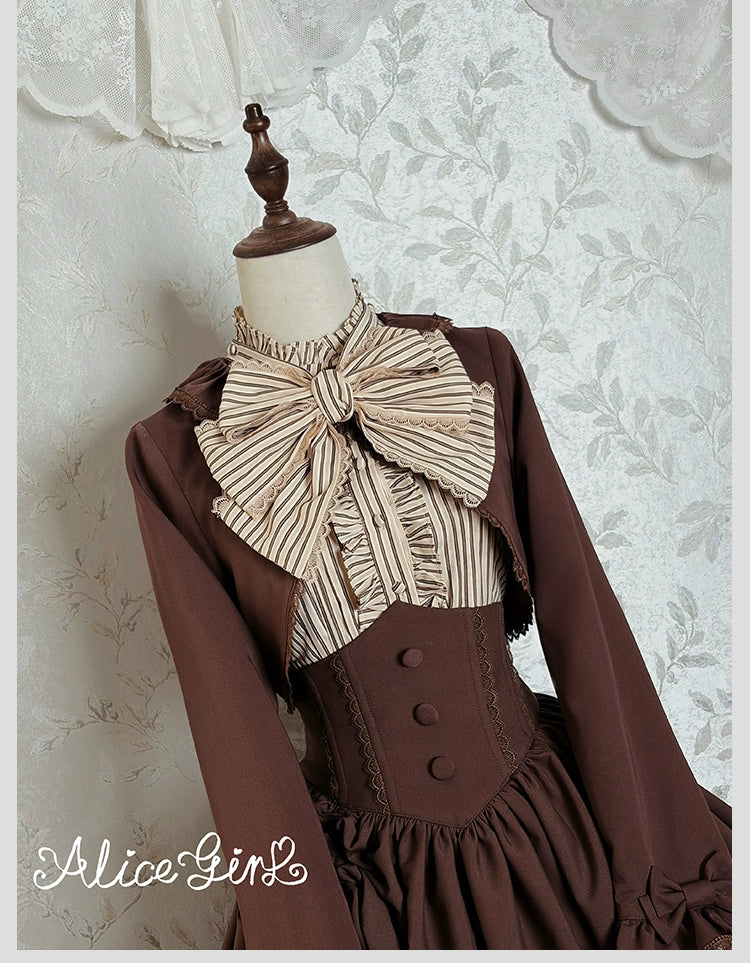 Alice Girl - Duke of Victoria - Classic Lolita SK & Overskirt Set 44092:794884