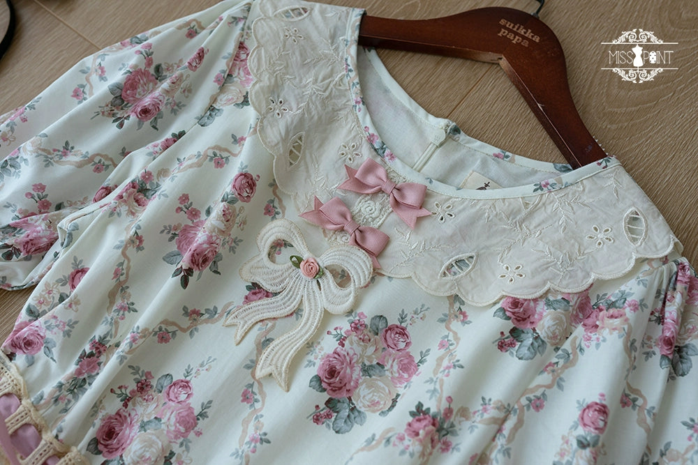 Miss Point~Customized Elegant Lolita OP Dress Cute Daily Girl Short Lolita Dress 35670:519622