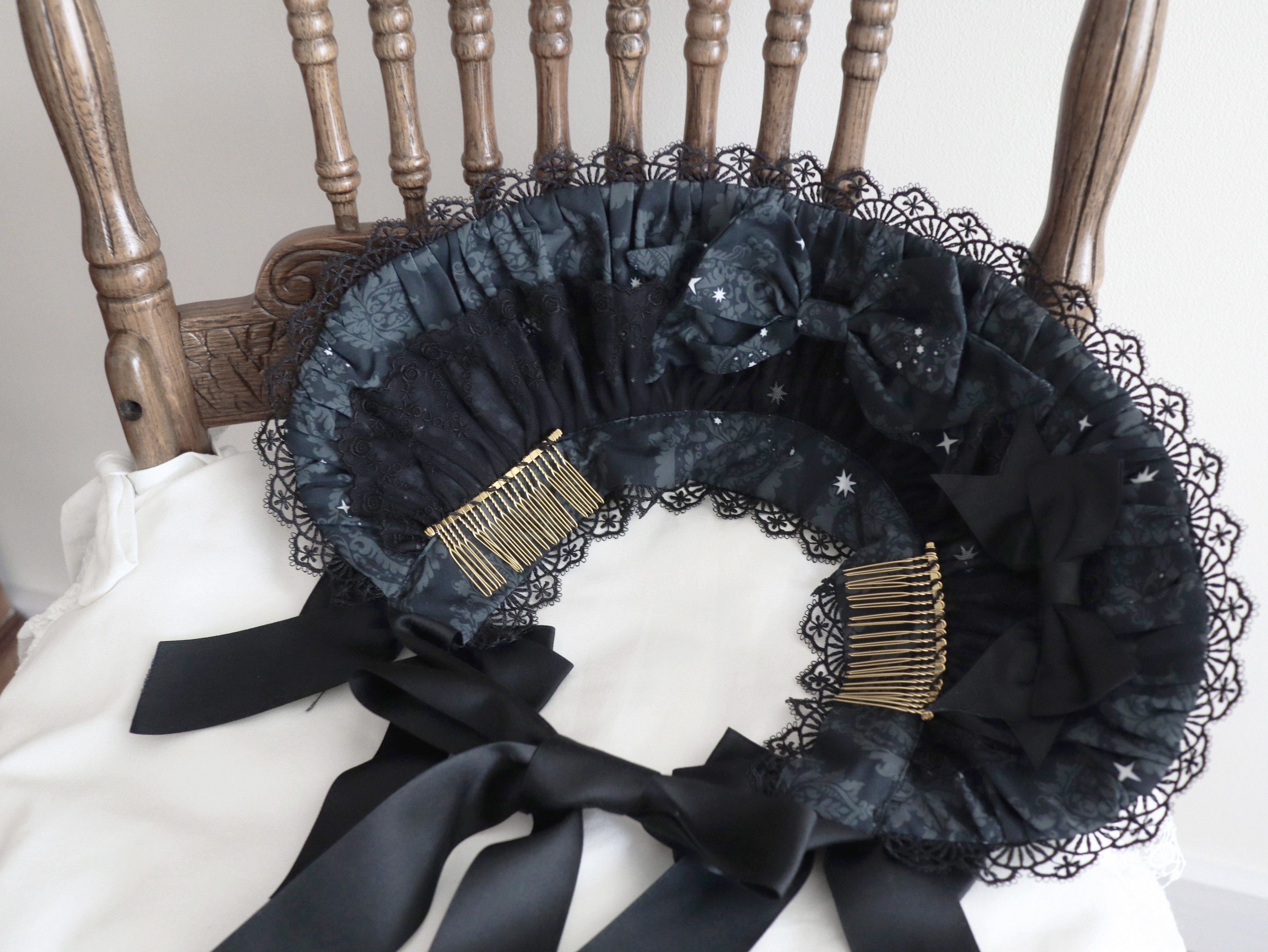 Nn Star - Dragonbone Lily - Dragon Skeleton Print Gothic Lolita Bust-supporting JSK and BNT (L M S XL) 42664:748604