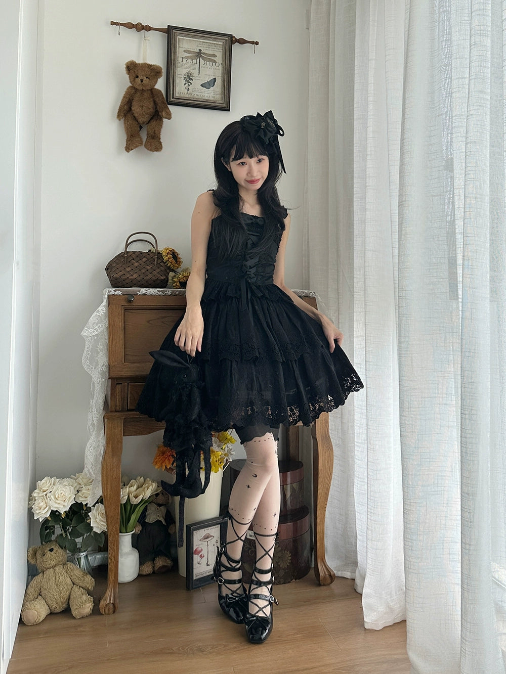 Miss Point - Forest Waltz - Classic Lolita Blouse & Multi-Tiered Ruffles SK 44233:800074