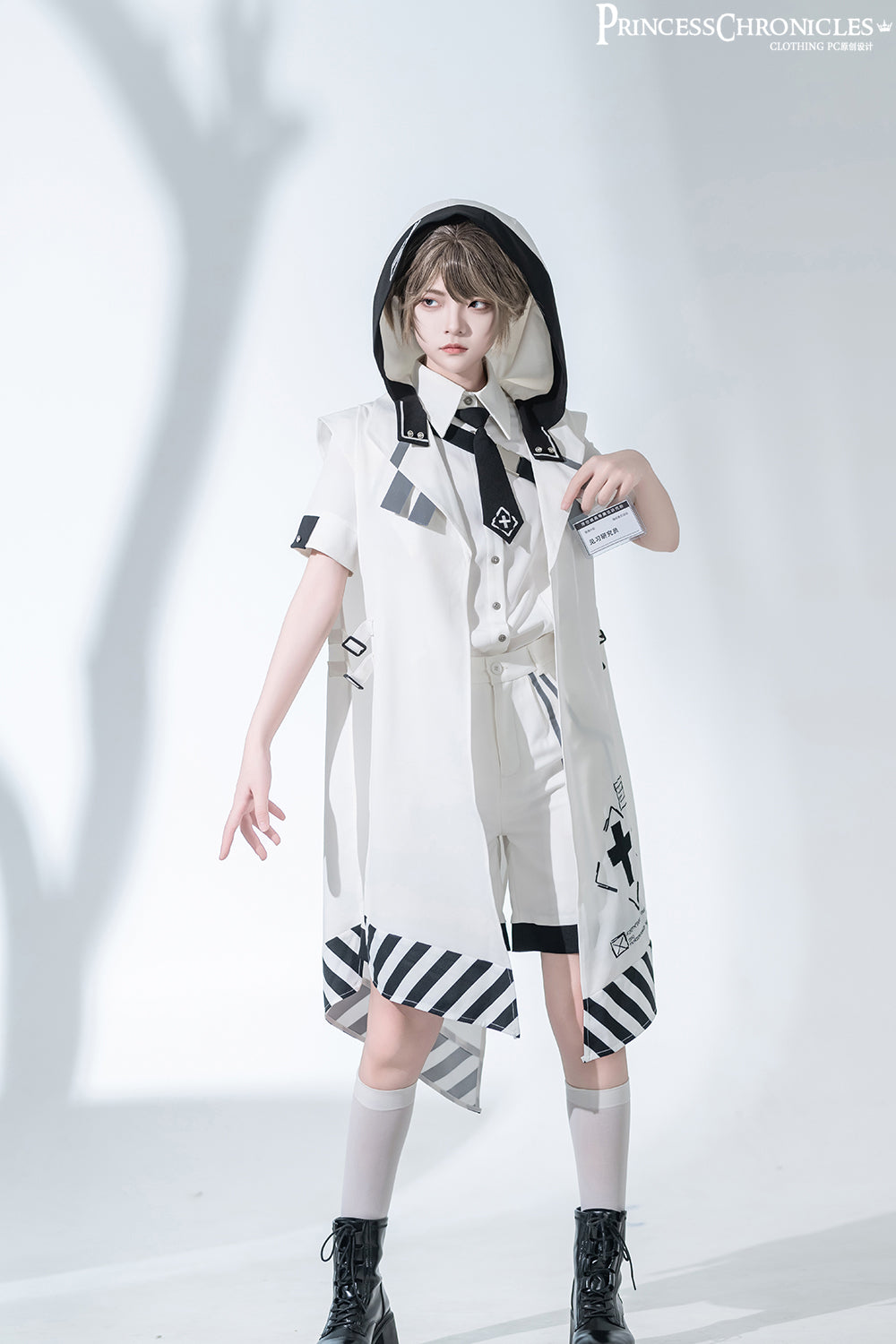 Princess Chronicles - Dry sea and Ashlar - Ouji Lolita White Short Set