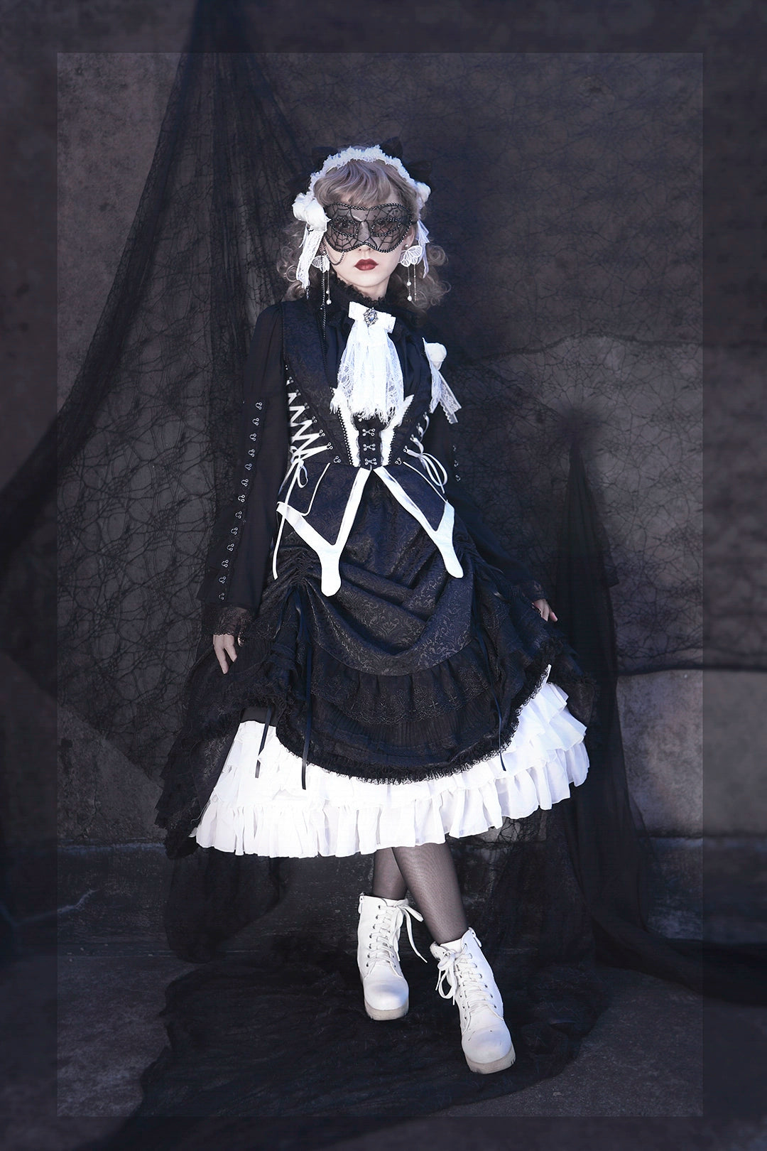 MILU ORIG - Herbarium - Gothic Lolita Skirt Set Vest Blouse Multicolors