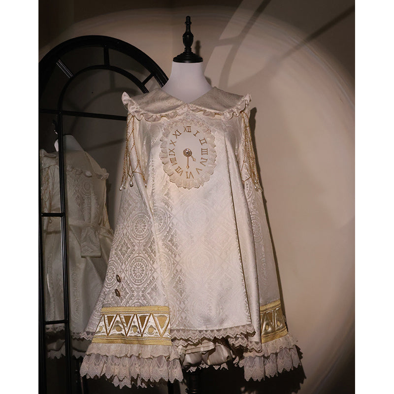 LizBird - Reincarnation of Time - Elegant Lolita OP Set with Waist-Cinching and A-Line Styles 42577:745525