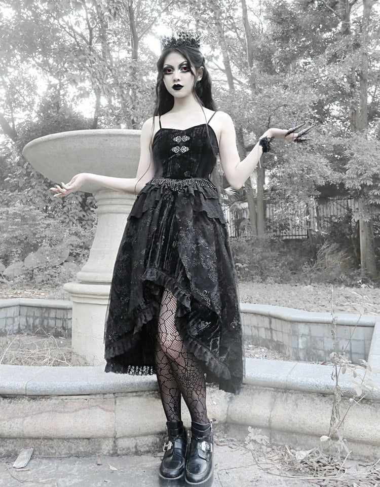 Blood Supply - Misty - Gothic Lolita Dress Black JSK Halloween