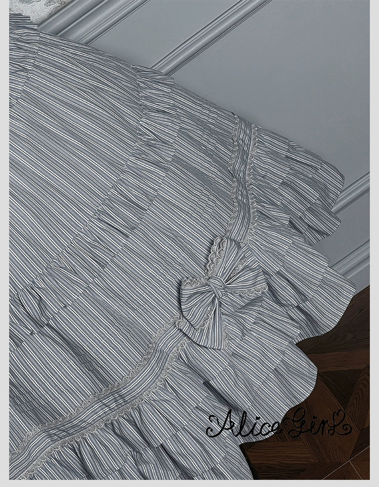 Alice Girl - Duke of Victoria - Classic Lolita SK & Overskirt Set 44092:794893