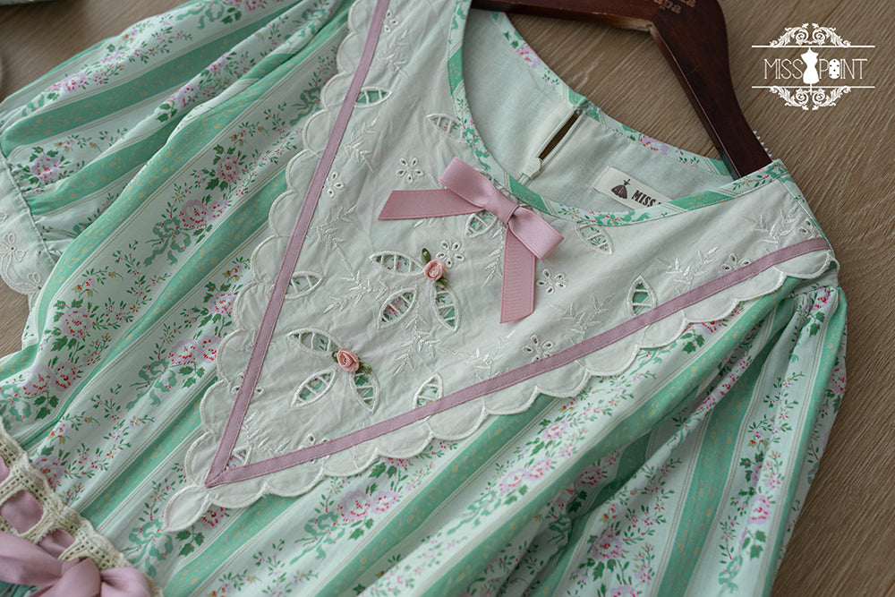 (Buyforme)Miss Point~Happy Summer Elegant Lolita Floral OP Dress 17704:244854