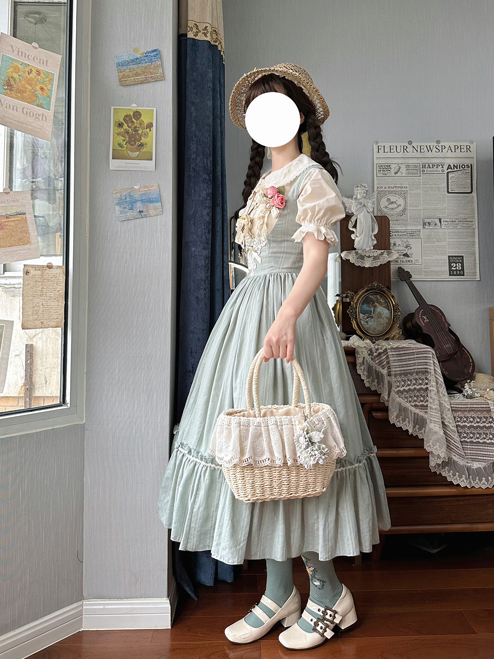 (Buyforme)Miss Point~Happy Summer Elegant Lolita Floral JSK 17940:245914