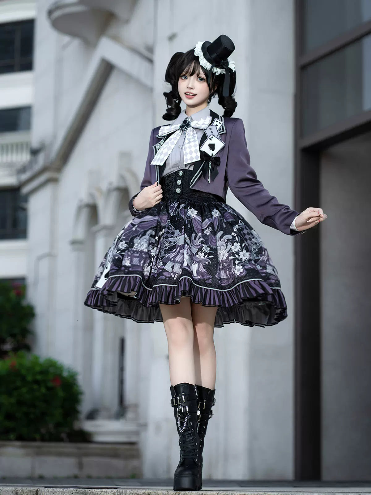 Magic Troupe - Gothic Lolita Outfit, Bunny Printed Skirt 44531:811869
