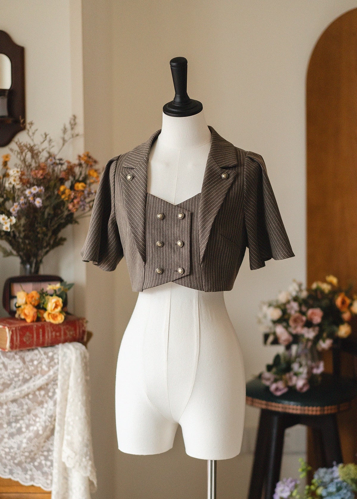 Forest Wardrobe - Forest Stationery - Classic Lolita SK Suit With Shirt And Coat (2XL L M S XL) 42087:725919