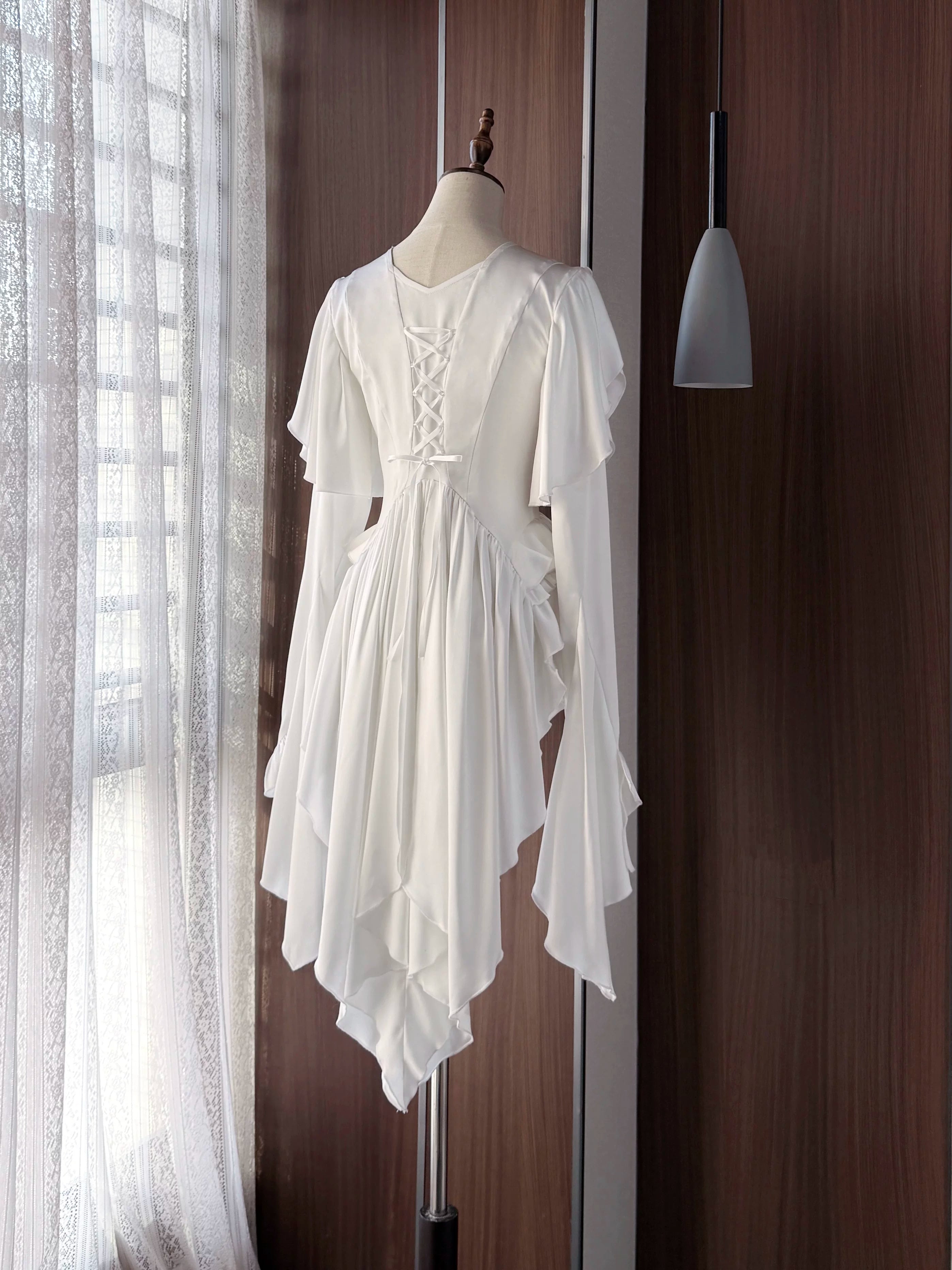 Abyssal Echo - Mermaid Inspired Ouji Lolita Shirt & Side Zipper SK Dress