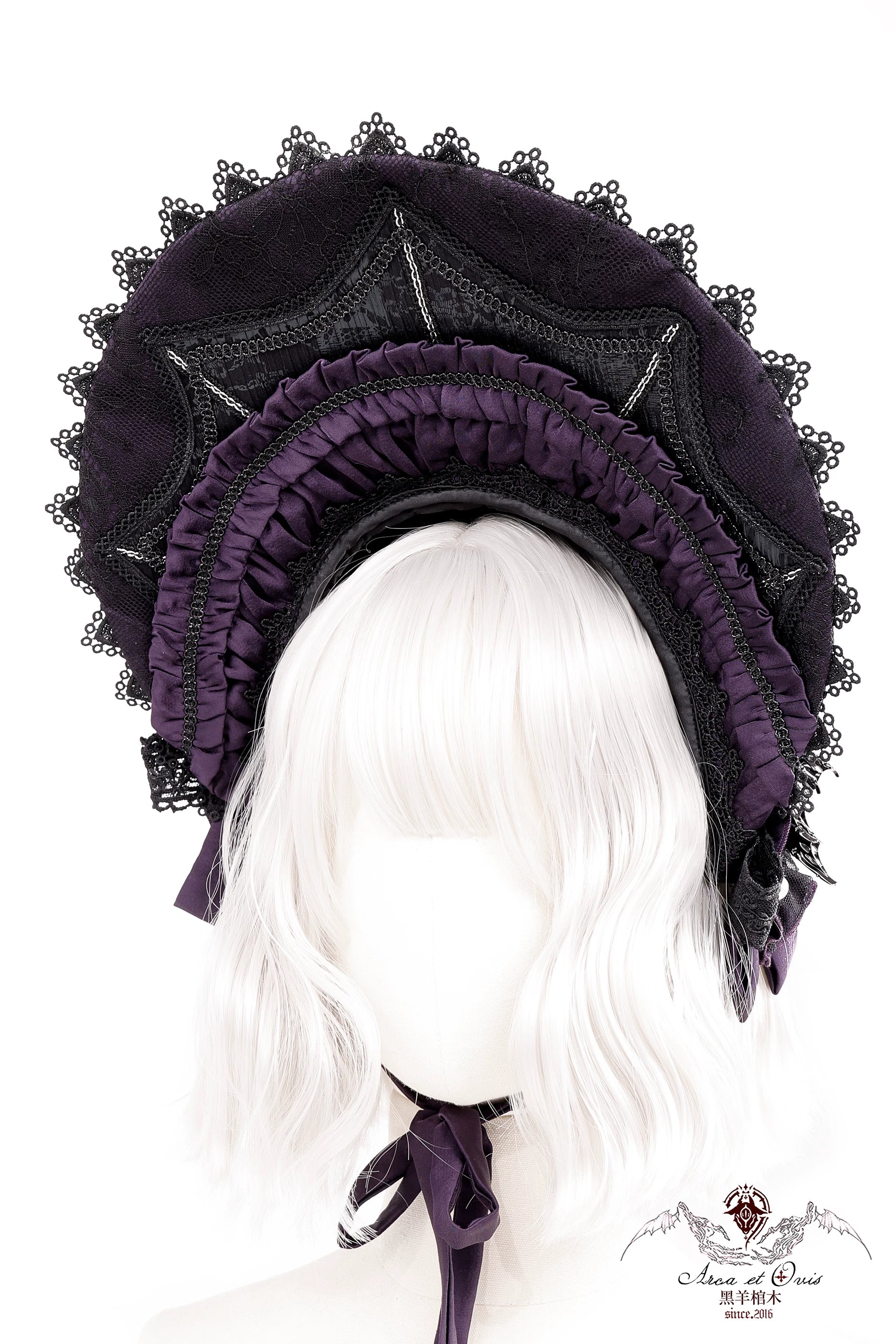 Holic - Gothic Lolita Adjustable Length Trailing, Wide Brim BNT 44886:824850