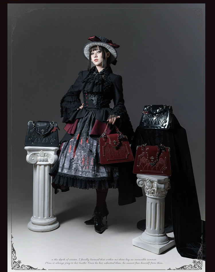 TALEBRINGER - The Sanguivorous Clan 2.0 - Gothic Lolita Handbag & Jabot 44091:794671