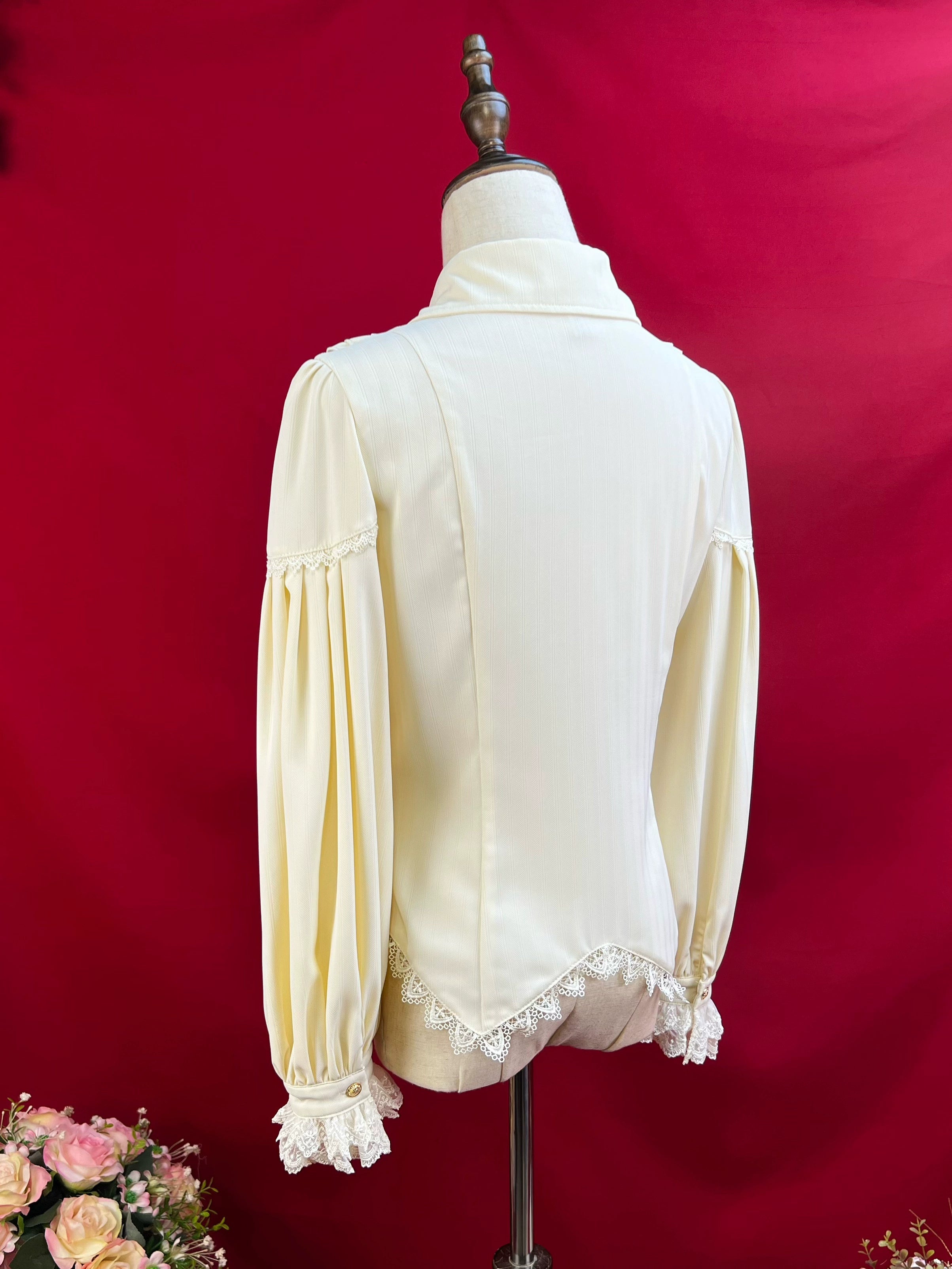 DMFS Lolita - Night Banquet - Pointed Collar Classic Lolita Shirt, Long Sleeve 43637:781748