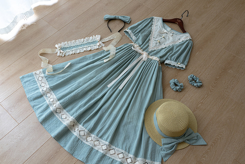 (Buyforme)Miss Point~Happy Summer Elegant Lolita Floral OP Dress 17704:244808