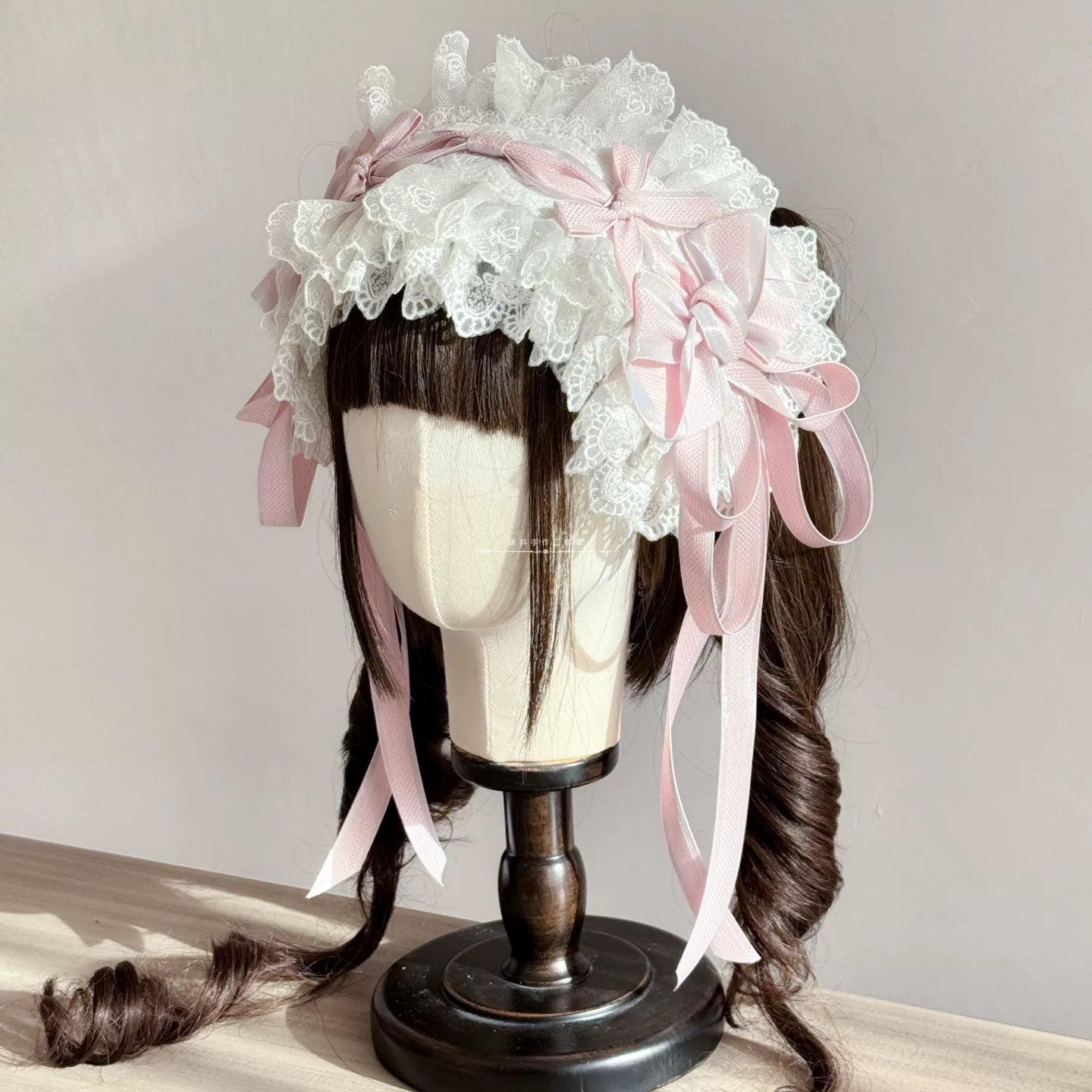 Wedding Sweet Lolita Accessories, Dramatic Bows Pink Hairband