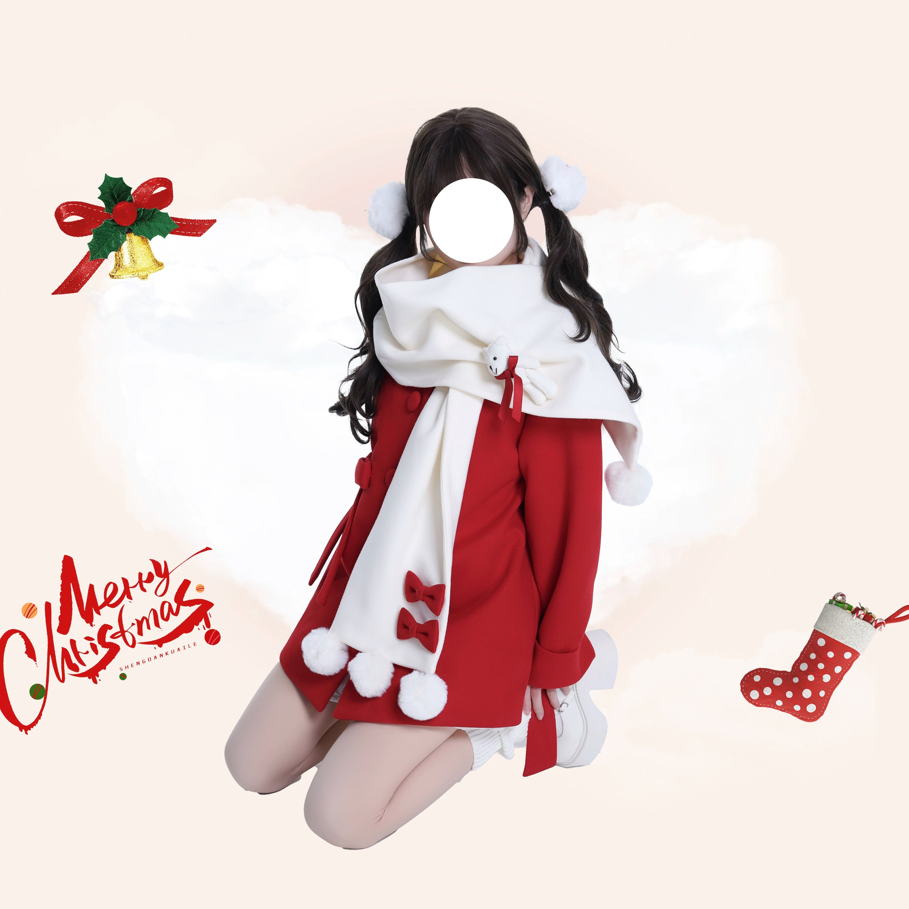 Platycodon House - Winter Sweet Lolita Coat Long Scarf Outerwear