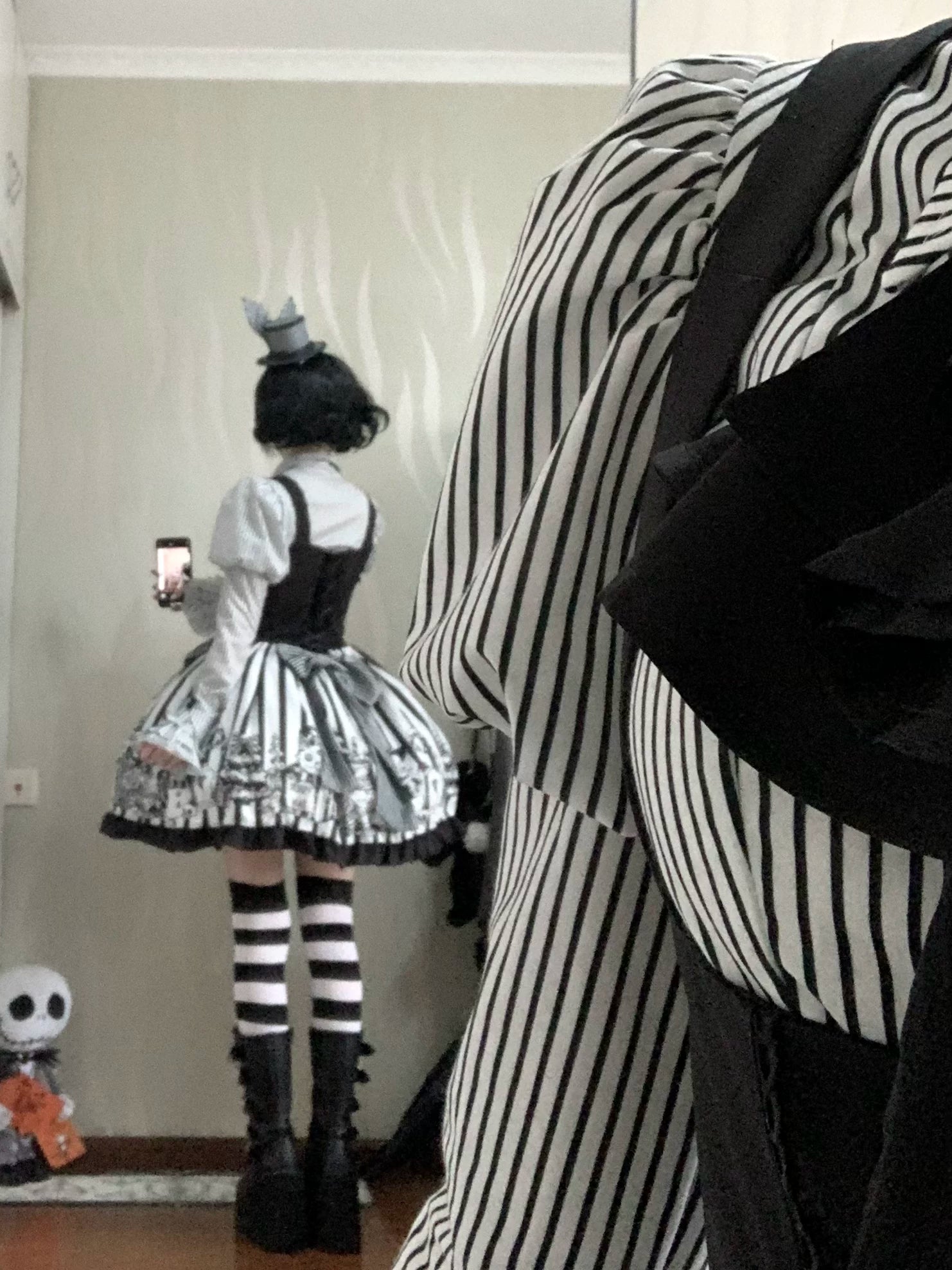 Strange Christmas - Striped Gothic Lolita JSK, Bust Supporting Dress 44412:807174