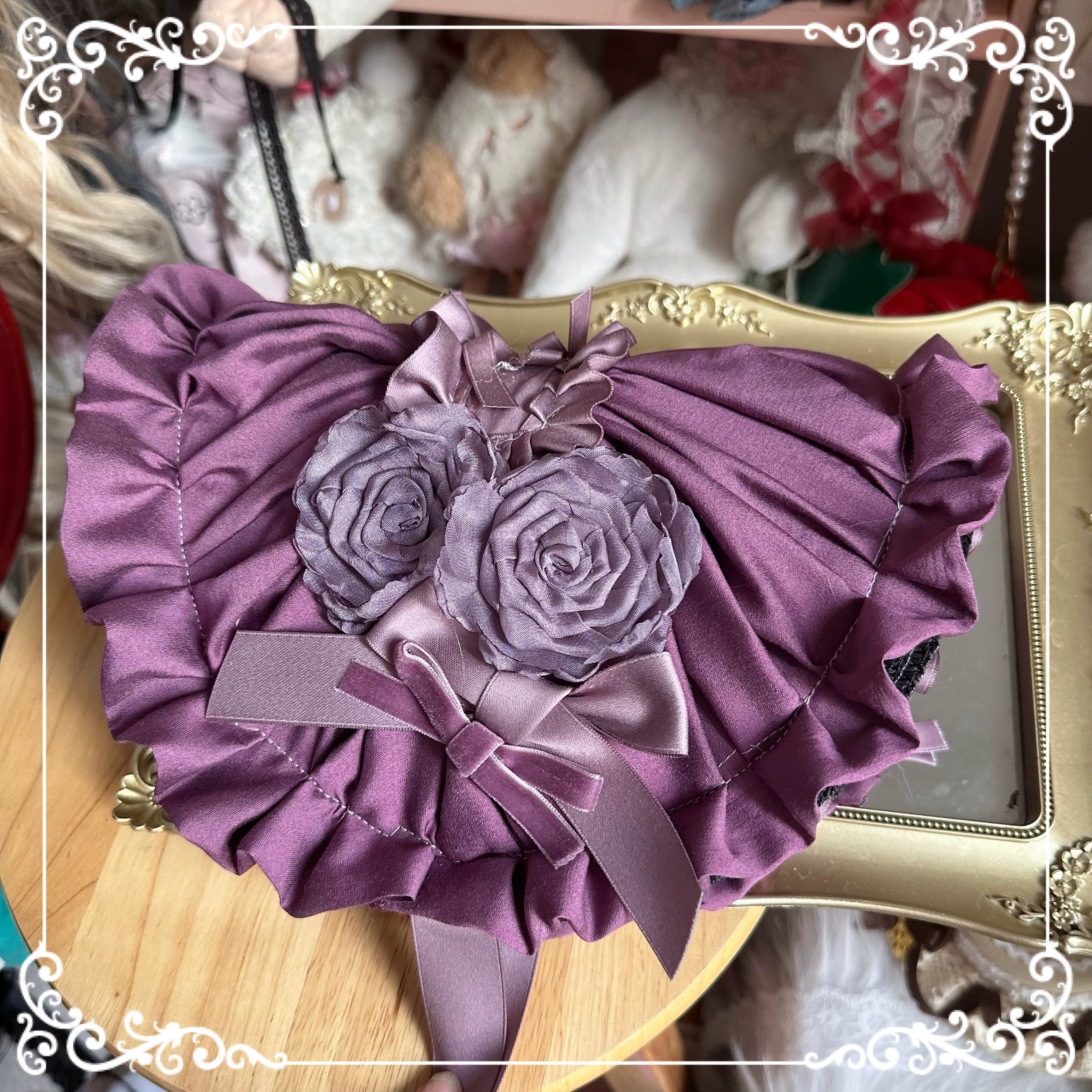 Chestnut Lolita - Gothic Lolita Bonnet Pure Cotton Hat