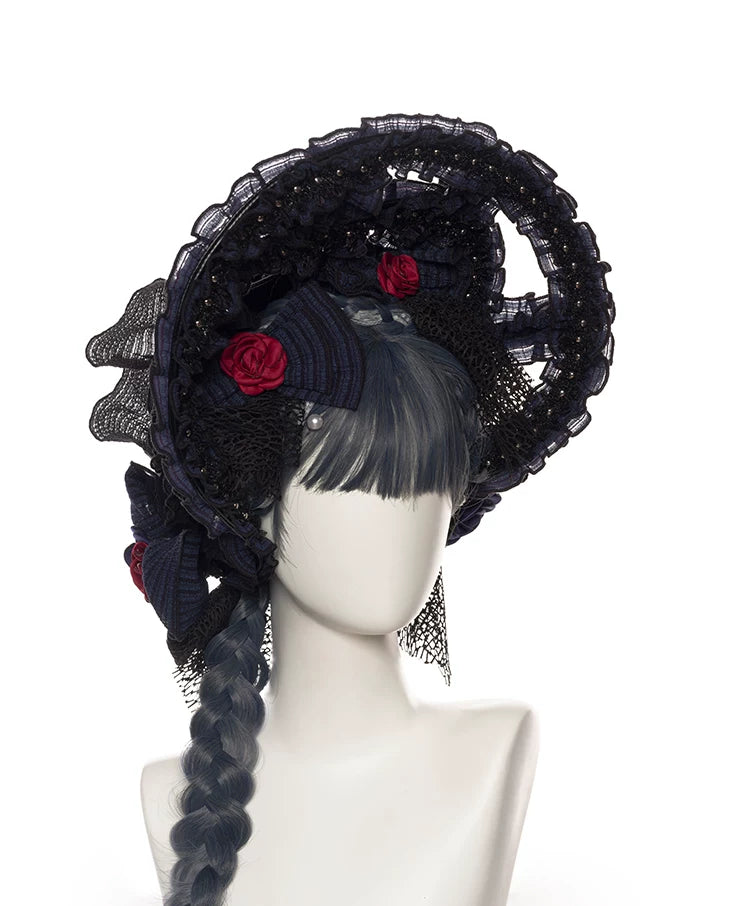 Ismailia - Gothic Lolita JSK Dress, Lace & Rose
