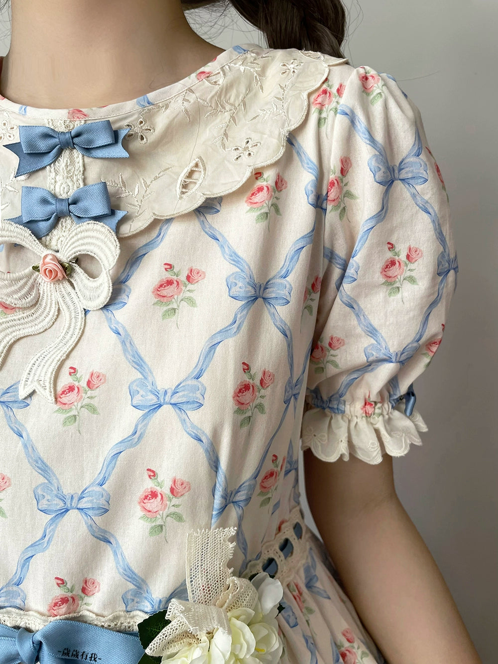 Miss Point~Customized Elegant Lolita OP Dress Cute Daily Girl Short Lolita Dress 35670:519814