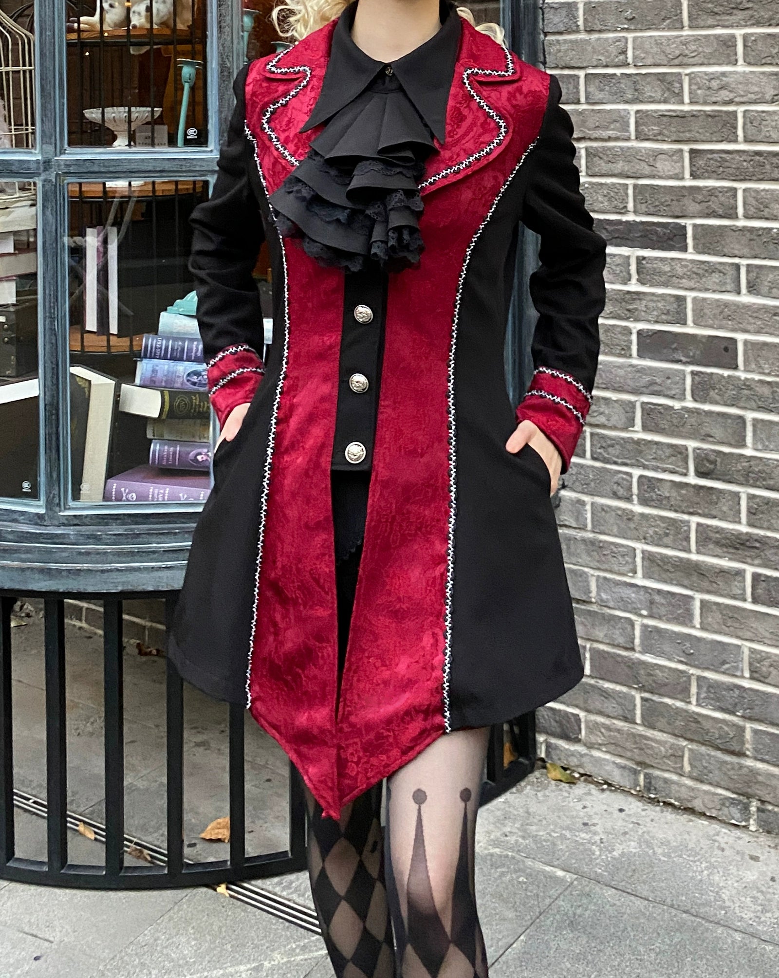 Oath of the Chapter - Ouji Lolita Suit Embroidered Prince Vest Shorts Coat (L M S XL XXL) 40532:661922
