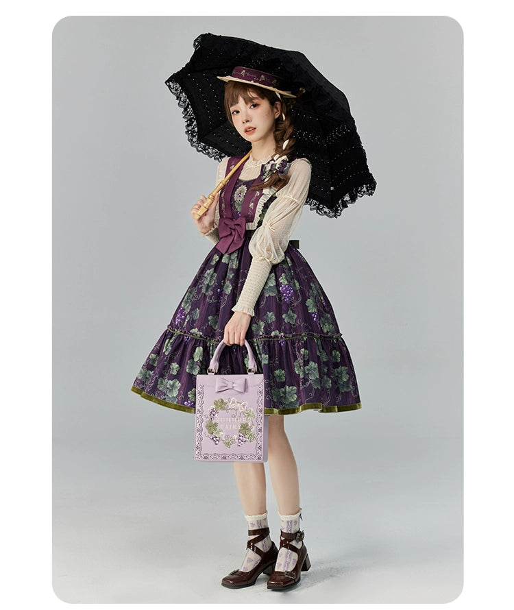 Momo - Loire Vineyard - Country Lolita Heels Shoes PU Handbag