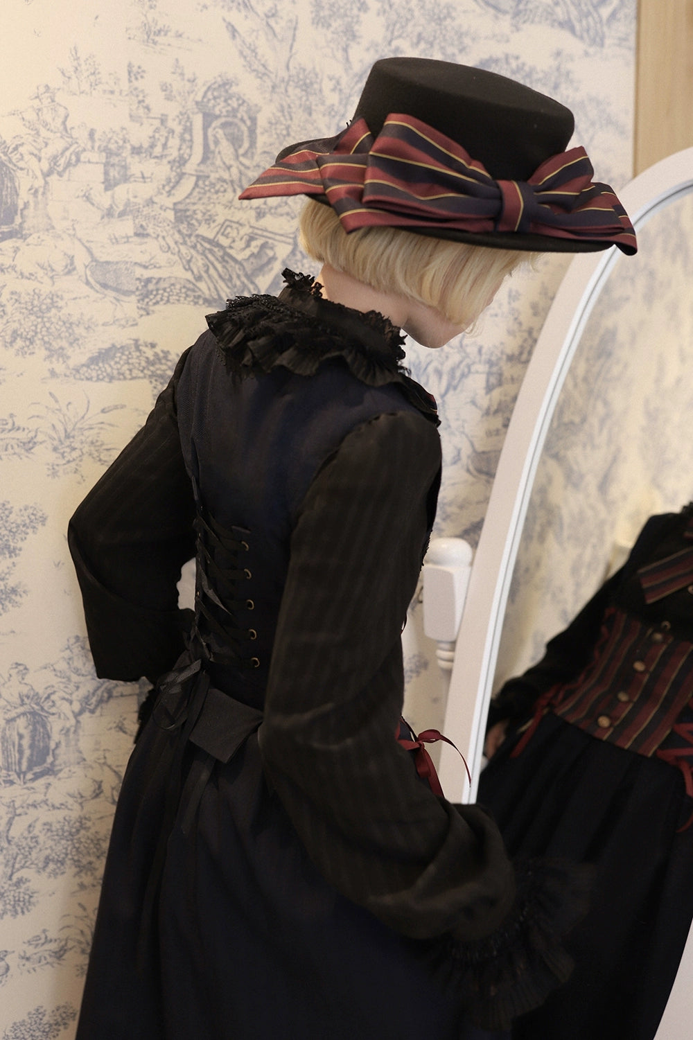 (Buyforme)Miss Point~Custom-Made Lolita Elegant Stand Collar Lolita Shirt 21546:312812