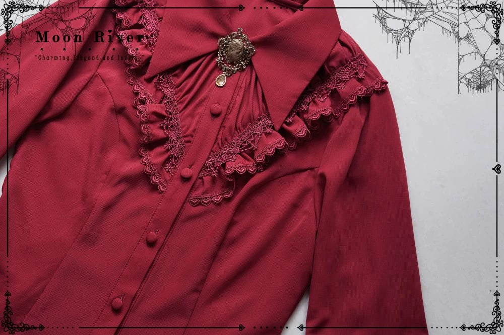 Moon River - Moonlit Spider - Gothic Lolita SK & JSK Dress Outfit Set 44232:799614