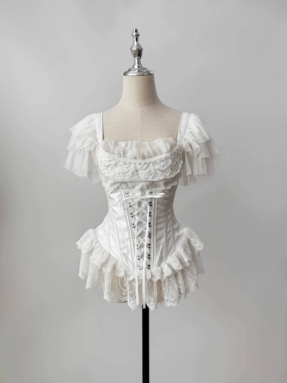 Muppet Mind Ben - Demon Goat - Gothic Lolita Corset & Printed SK (2XL L M S XL) 44183:797541