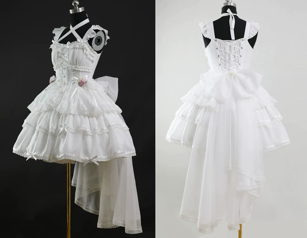 Ballet Maiden - Classic Lolita Four-tiered Hem JSK Dress with Rose Details