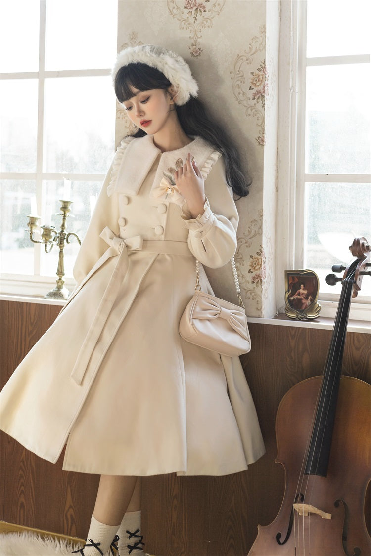 Letters from Unknown Star - Tulip Coat - Winter Elegant Lolita Dress Overcoat
