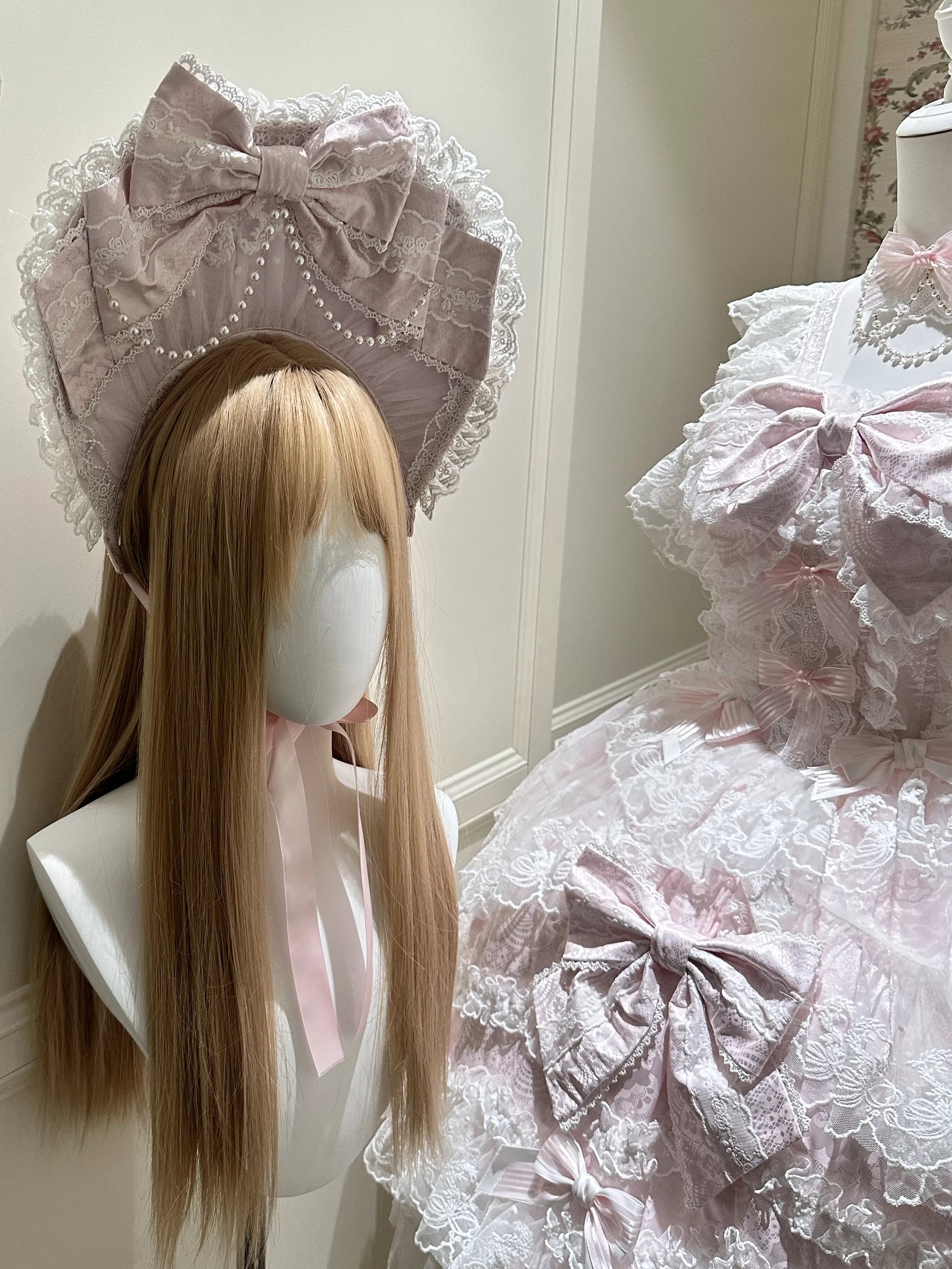 Sakura Blossom Dream - Sweet Lolita Accessories, Dramatic BNT One Size Pink BNT Only