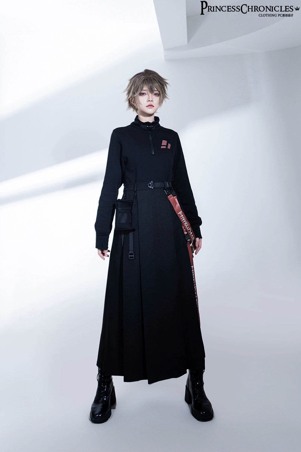 Princess Chronicles - Nameless Blade - Waste Soil Ouji Lolita Black Skirt