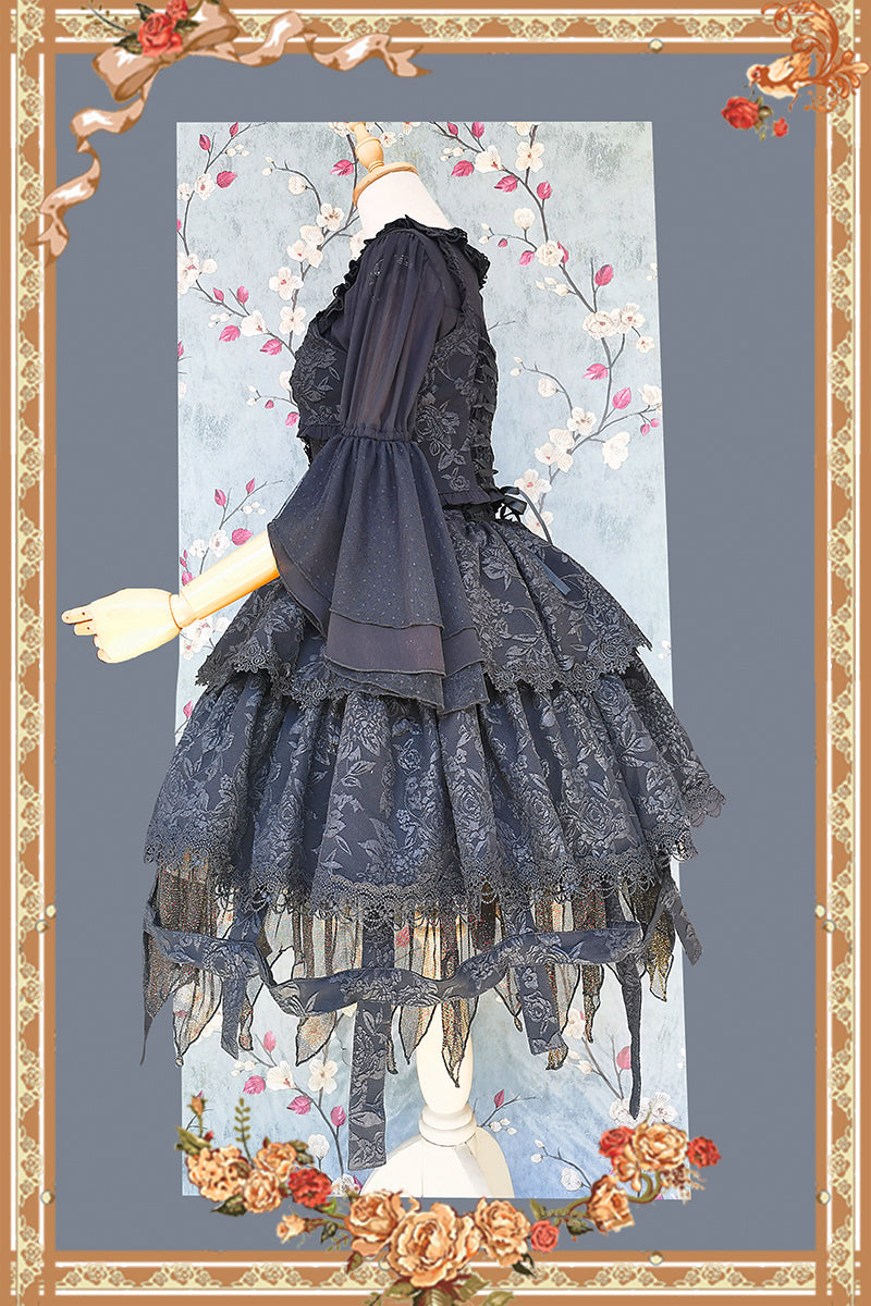 Infanta~Witch's Apprentice~Gothic Lolita Split Type Black Suit 15718:206586