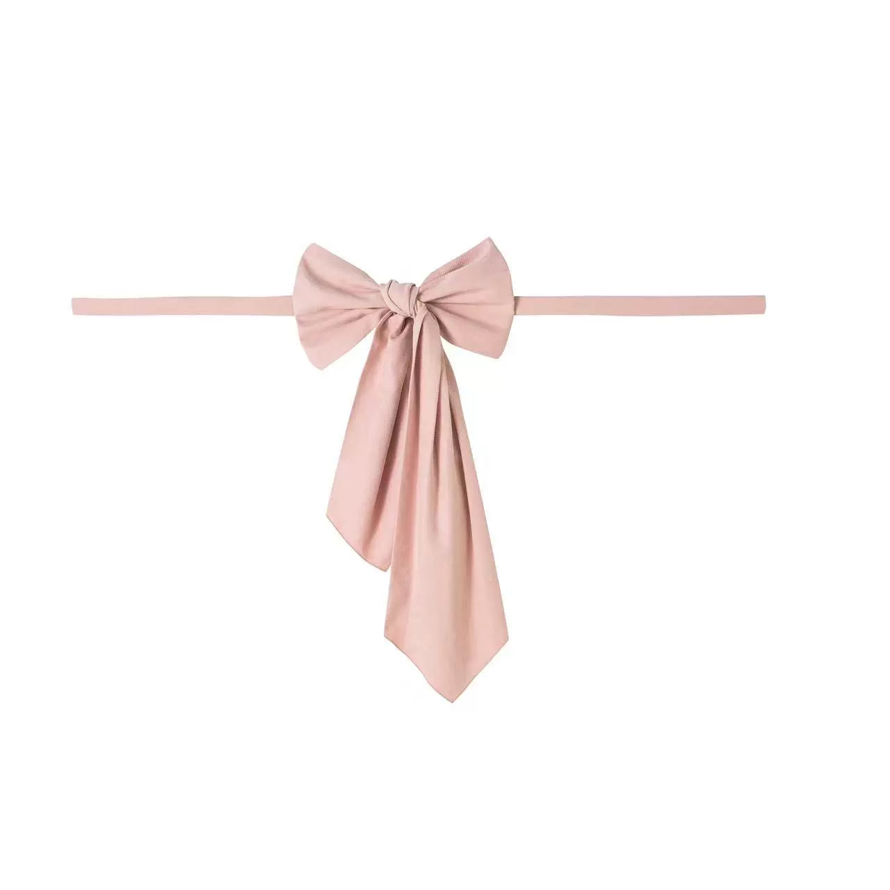 ZJstory - Gold Age - Retro Lolita Bow Necktie One Size 2.0 pink bow tie