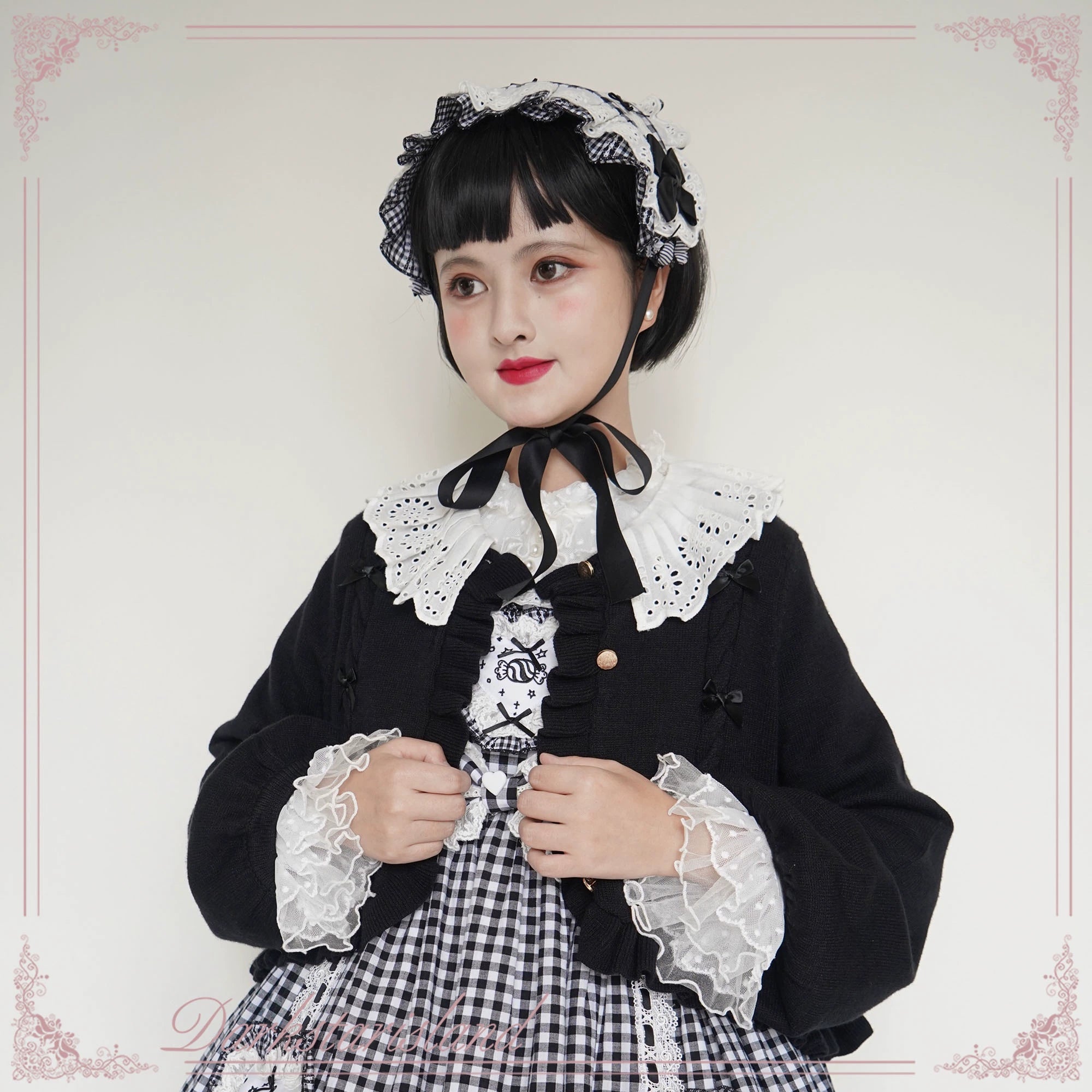 (BFM)Dark Star Island~Sugar Frost~Sweet Lolita Cardigan Knit Embroidered Sweater 34274:449546