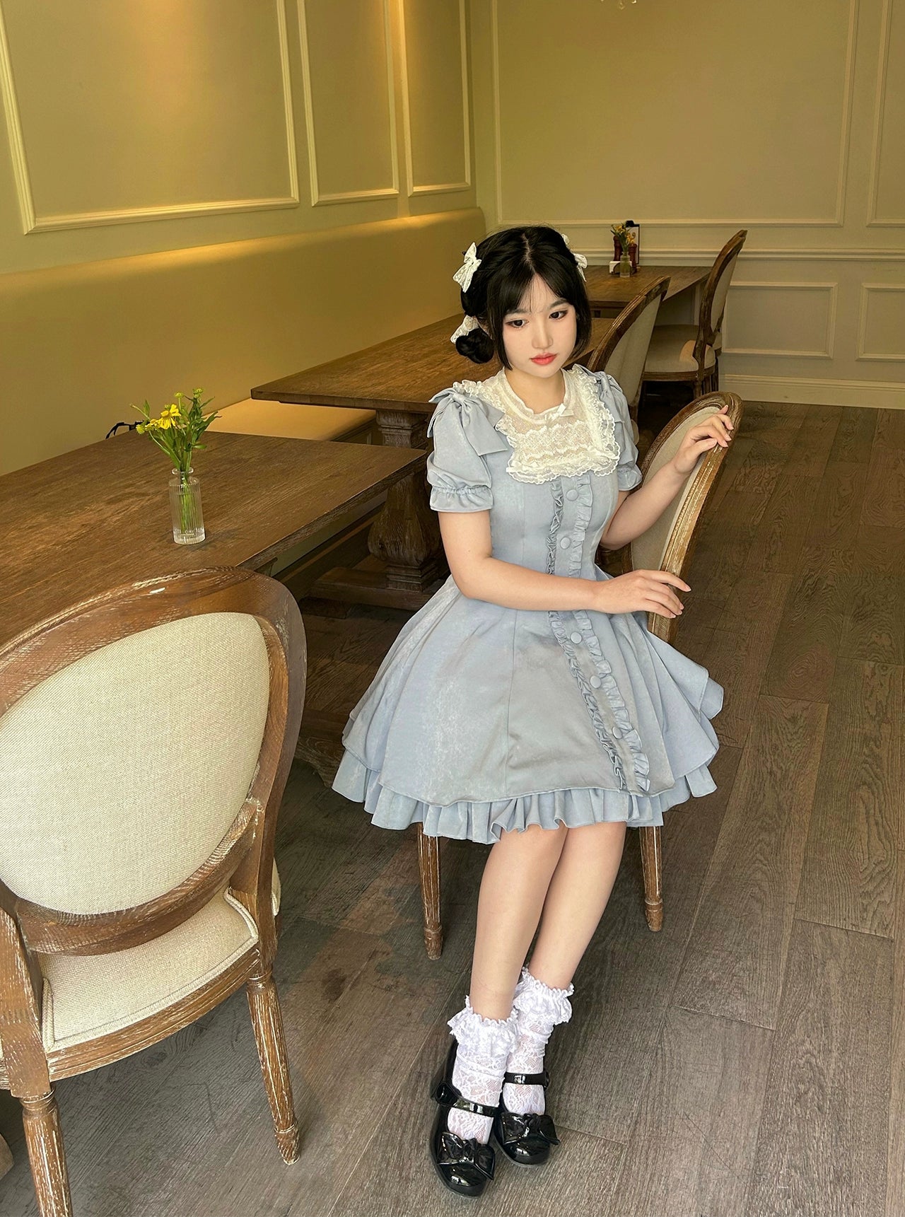 Sweet Wood~Plus Size Lolita OP Dress Summer Dress 34106:444094
