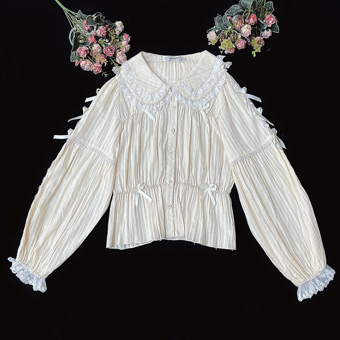 DMFS Lolita - Sweet Lolita Shirt Doll Collar Blouse High-waisted 39490:620694