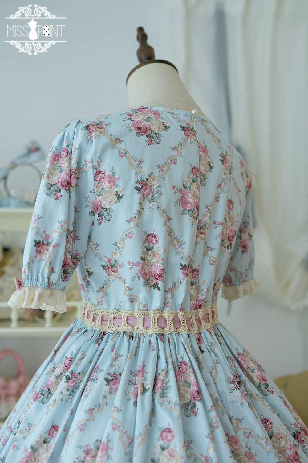 Miss Point~Customized Elegant Lolita OP Dress Cute Daily Girl Short Lolita Dress 35670:519786