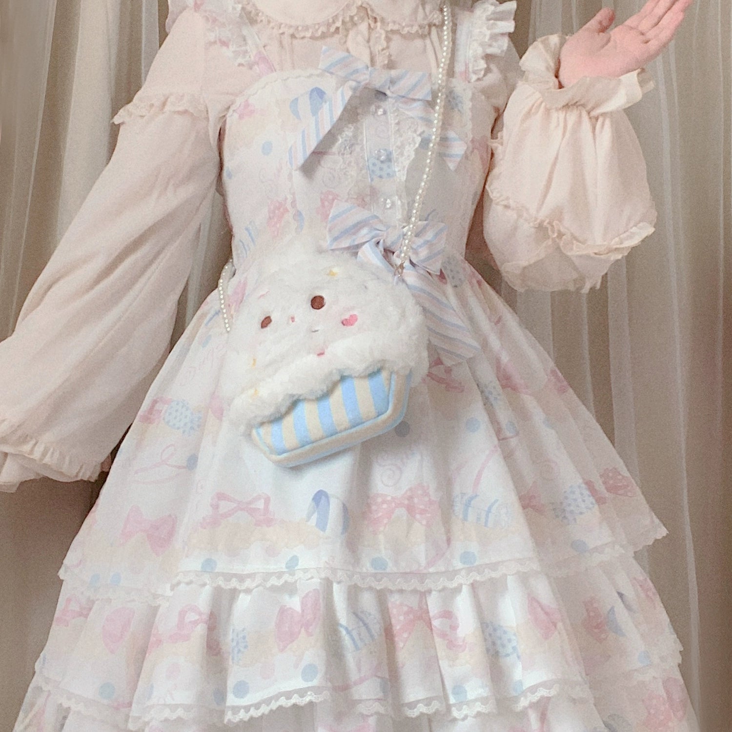 PiggyLass - Cute Plush Lolita Bag Rabbit Cake Bag