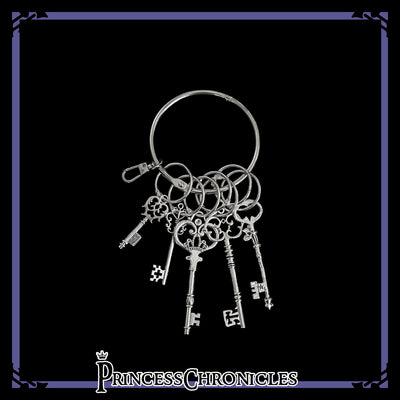 Princess Chronicles~Secret Morning Paper~Vintage Lolita Silver Key Hangings silver hangings  