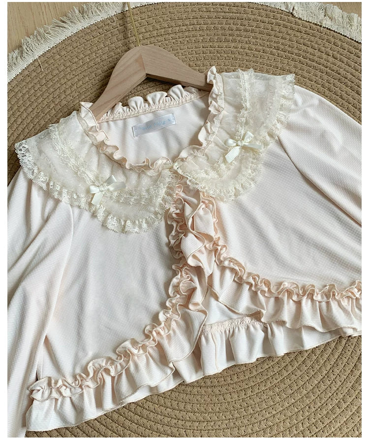 Half Summer - Sweet Lolita Sun Protection Bolero, Lace & Bow