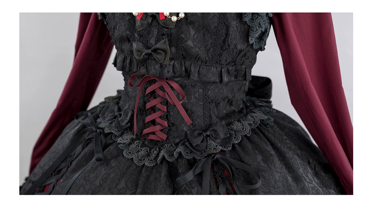 (BFM)Luna Planetarium~Evil Fang~Gothic Lolita JSK Suit Ouji Lolita Shorts Suit 36838:531790